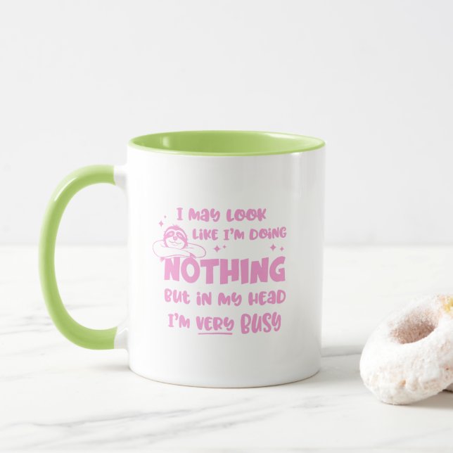 Caneca Engraçado Coffee Mug (Com Donut)