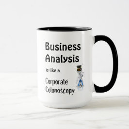 Caneca Engraçado Coffee Mug para analistas de negócios