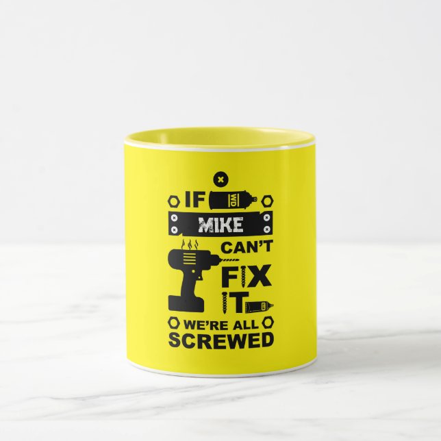 Caneca Engraçado consertar o reparo de ti (Centro)