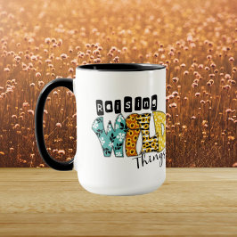 Caneca engraçado criar coisas selvagens mãe
