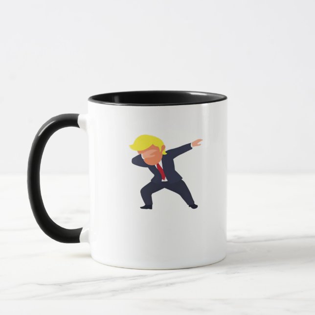 Caneca Engraçado Dabbing Design Classic (Esquerda)