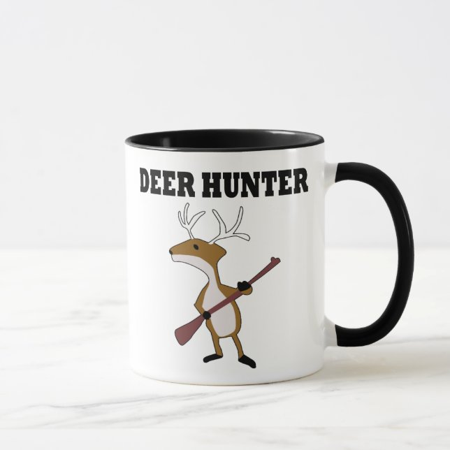 Caneca Engraçado Deer Hunter (Direita)
