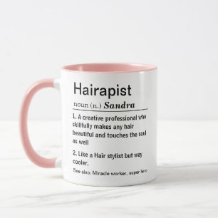 Caneca Engraçado Definição de Hairapist