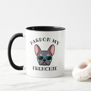 Caneca Engraçado Desculpe meu Frenchie Lilac Tan French B