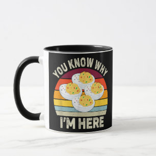 Caneca Engraçado Dia de Ação de Graças Ovos Devidos Você