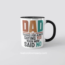 Caneca Engraçado Dia de os pais Mug - Real MVP de Parenta