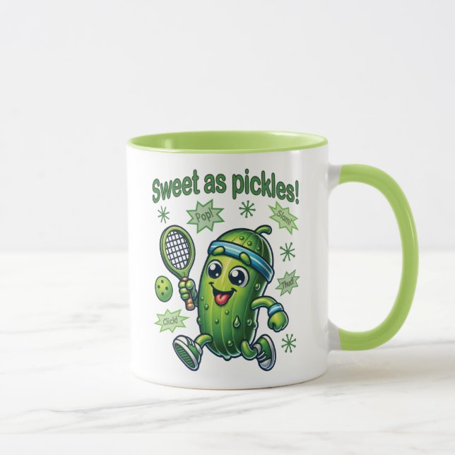 Caneca Engraçado doce como picles (Direita)