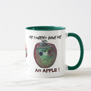 Caneca Engraçado Educadores da Nerdy Apple