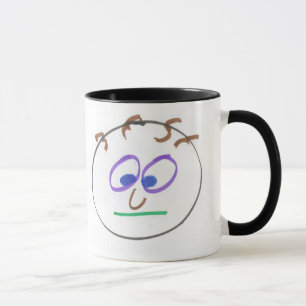 Caneca Engraçado Enfrenta Mug