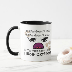 Caneca Engraçado Eu Gosto De Café