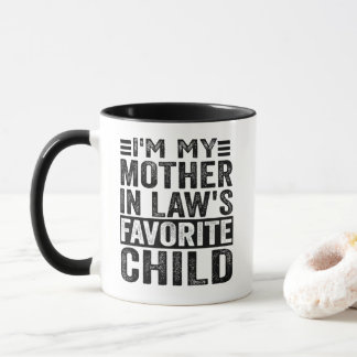 Caneca Engraçado eu ser a minha mãe na criança favorita d