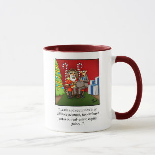 Caneca Engraçado Finanças Humor Povo Natal