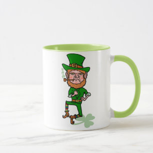 Caneca Engraçado Irlandês, Lucky Leprechaun