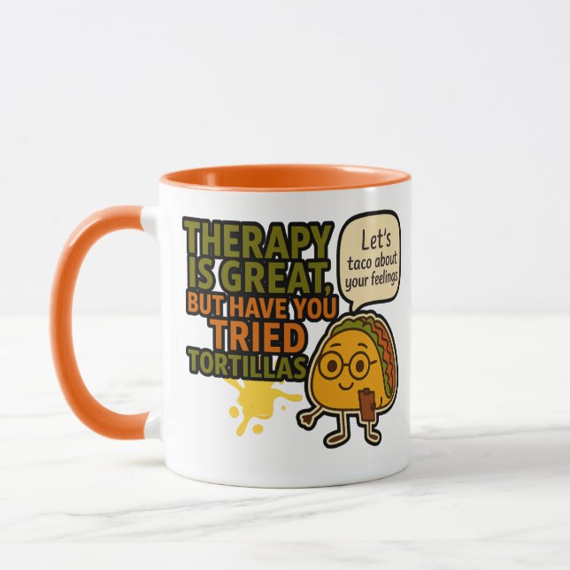 Caneca Engraçado Mental Health Mug (Esquerda)