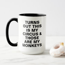 Engraçado Meu Circo Meus Macacos Chefe Humor