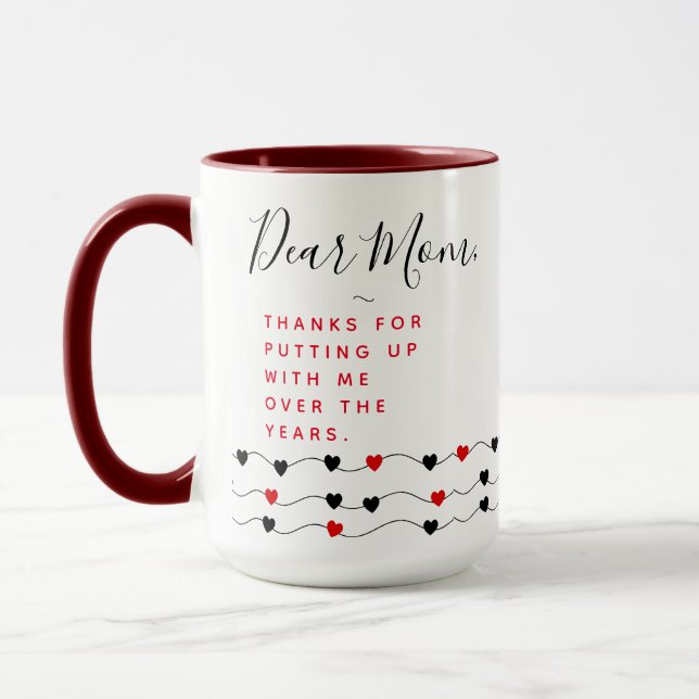 Caneca Engraçado Mugs para a mãe (Esquerda)