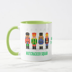 Caneca Engraçado Natal Nutcracker Esquadrão Correspondent