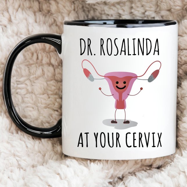 Caneca Engraçado OBGYN Apreciação Obrigado Querida Doutor (Criador carregado)