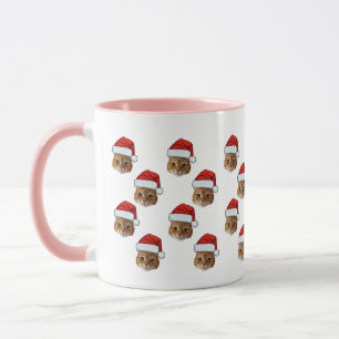 Caneca Engraçado Papais noeis de Fotos Personalizadas do