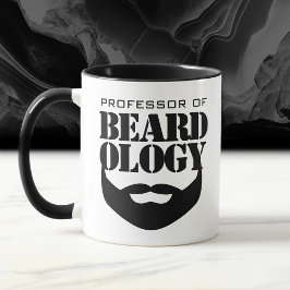 Caneca Engraçado Professor de Beardology