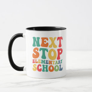 Caneca Engraçado Próximo Parar Graduação Escolar Elementa
