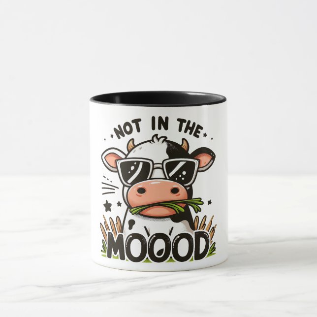 Caneca Engraçado/Sarcástico Animal Say/Cow (Centro)