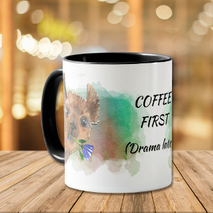 Caneca Engraçado Sem Drama Llama Mug