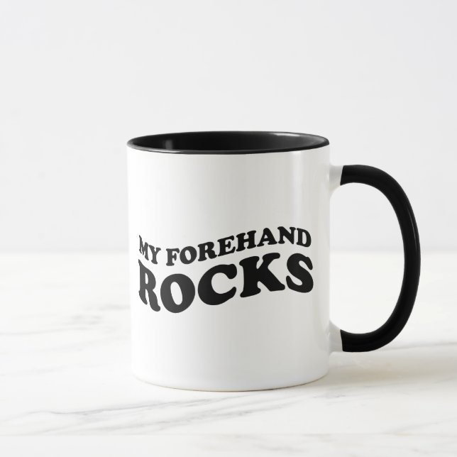 Caneca Engraçado Tênis Mug : Minhas Rochas de Pé (Direita)