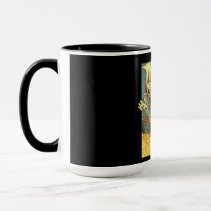 Caneca Engraçado Toilet Paper Monster Japonês Style
