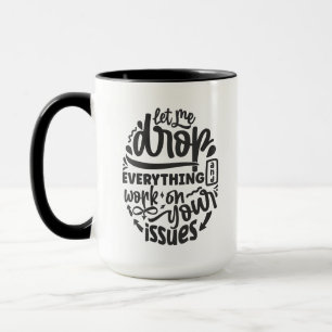 Caneca Engraçado trabalho de arte