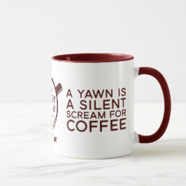 Caneca Engraçado Um Yawl É Um Gritar Silencioso Para O Ca