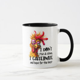 Caneca Engraçados/Sarcásticos Animais/Frango/Café