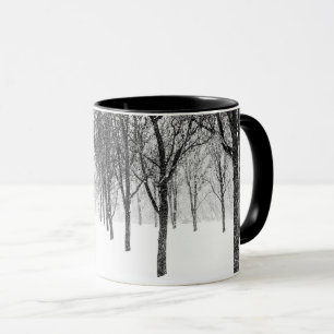 Caneca Enquanto eu lado com árvores