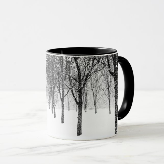 Caneca Enquanto eu lado com árvores (Frente Esquerda)