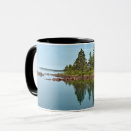 Caneca Enseada de Malone da Ilha Royale e lagoa lisa