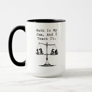 Caneca Ensino de Matemática é Minha Paixão Humor de Educa