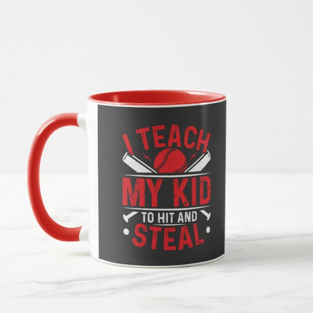 Caneca Ensino meu filho a bater e roubar (Esquerda)