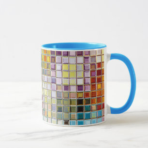 Caneca ensolarada do costume da flor dos multi