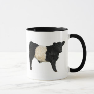 Caneca Entalhe cercado lindo do boi de Galloway