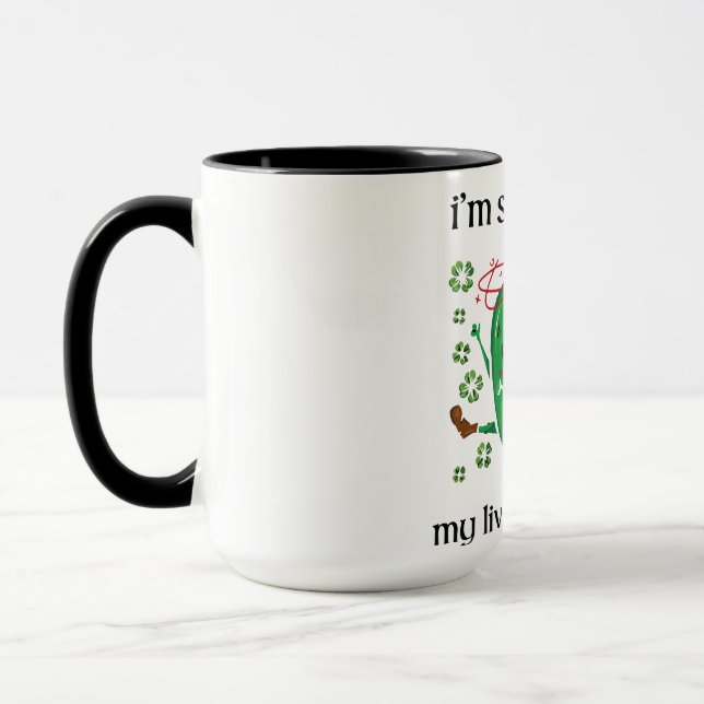 Caneca Então irlandês meu fígado dói (Esquerda)