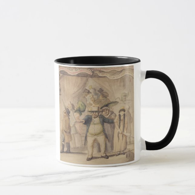 Caneca Entrada à barraca da exposição de Pidcock em uma (Direita)