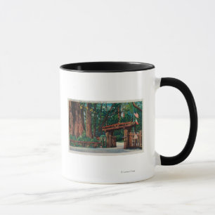 Caneca Entrada às árvores grandes parque, Santa Cruz