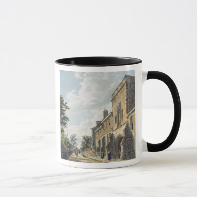 Caneca Entrada da faculdade de Winchester com Hous do (Direita)
