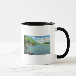 Caneca Entrada de Huletts aos estreitos, a ilha de