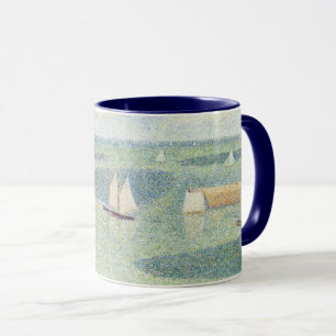 Caneca Entrada para o Porto por Georges Seurat, Arte Anti