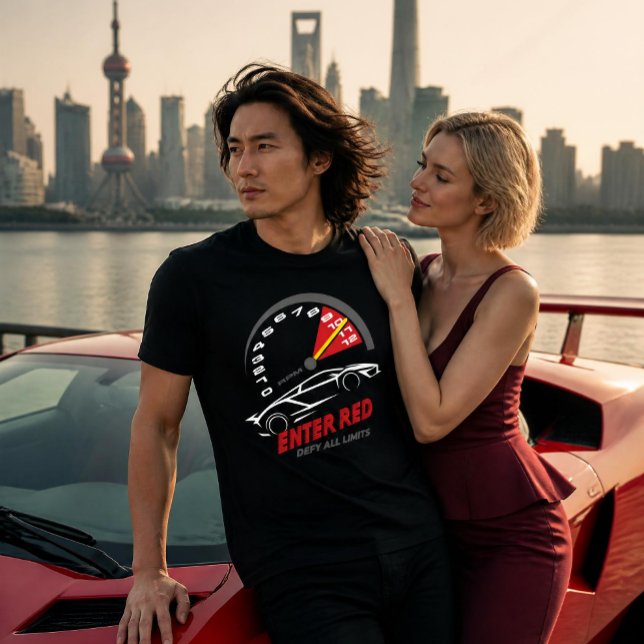 Caneca “Entrar no Vermelho” (Estilo 2)  (On location in Shanghai.)