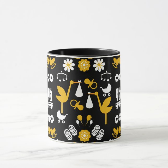 Caneca Entrega de Palavras Não-Gênero Gêmeas (Centro)