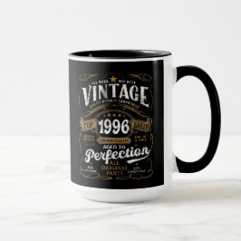 Caneca Envelhecido à Perfeição Vintage 1996 Aniversário 3