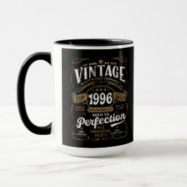 Caneca Envelhecido à Perfeição Vintage 1996 Aniversário 3