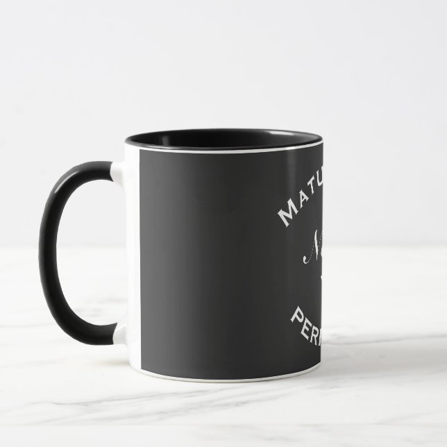 Caneca Envelhecido na Perfeição Nome e Ano Personalizados (Esquerda)
